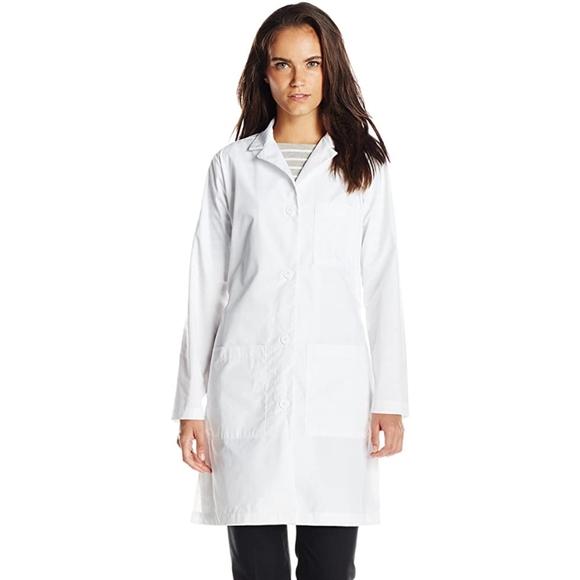 EUC Women's Long Lab Coat - Picture 1 of 2